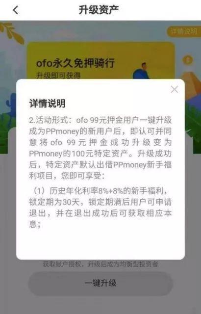 ofo押金转网贷理财项目 官方回应:已下线合作渠道