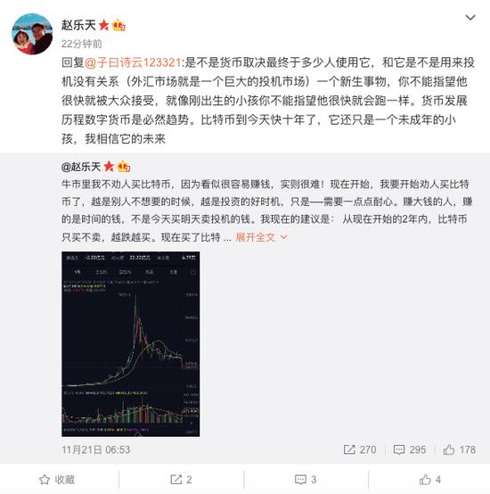 赵东：比特币还是一个未成年的小孩，我相信它的未来