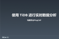 使用 TiDB 进行实时数据分析