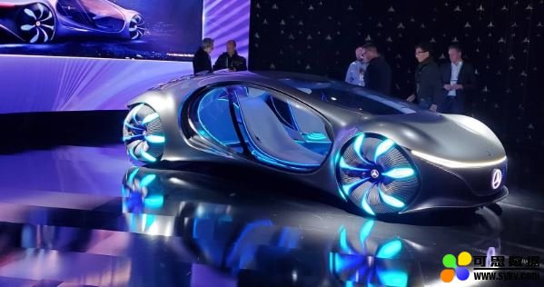 【CES 2020】Benz Vision AVTR 电动概念车，灵感来自阿凡达 + 透明车门用手掌驾驶